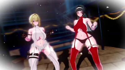 solarhandlight - EXver/アストラ＆イヴリンで「締まりが良くなるダンス」【Evelyn/Astra/MMD/ゼンレスゾーンゼロ/zenless zone zero.hoyoverse/zzz】