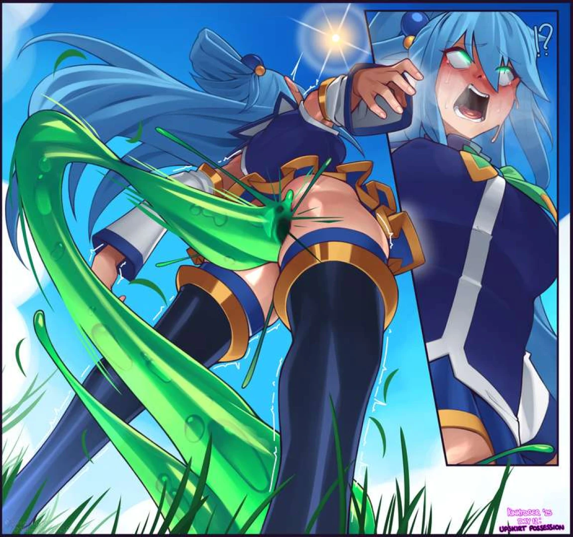 SlimeDrippy - Kinktober Day 12: Upskirt Possession