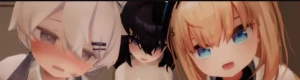 Pize - Iwara - 体育館倉庫で乳首責めと騎乗位～セフィラ、プラチナ、リアアリス(4P) 