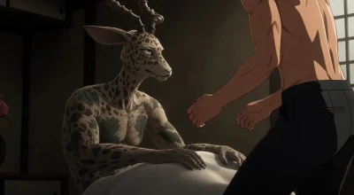 QdaddyBeastarsFan - Kissing Melon Videos!! ( Beastars ) part 2