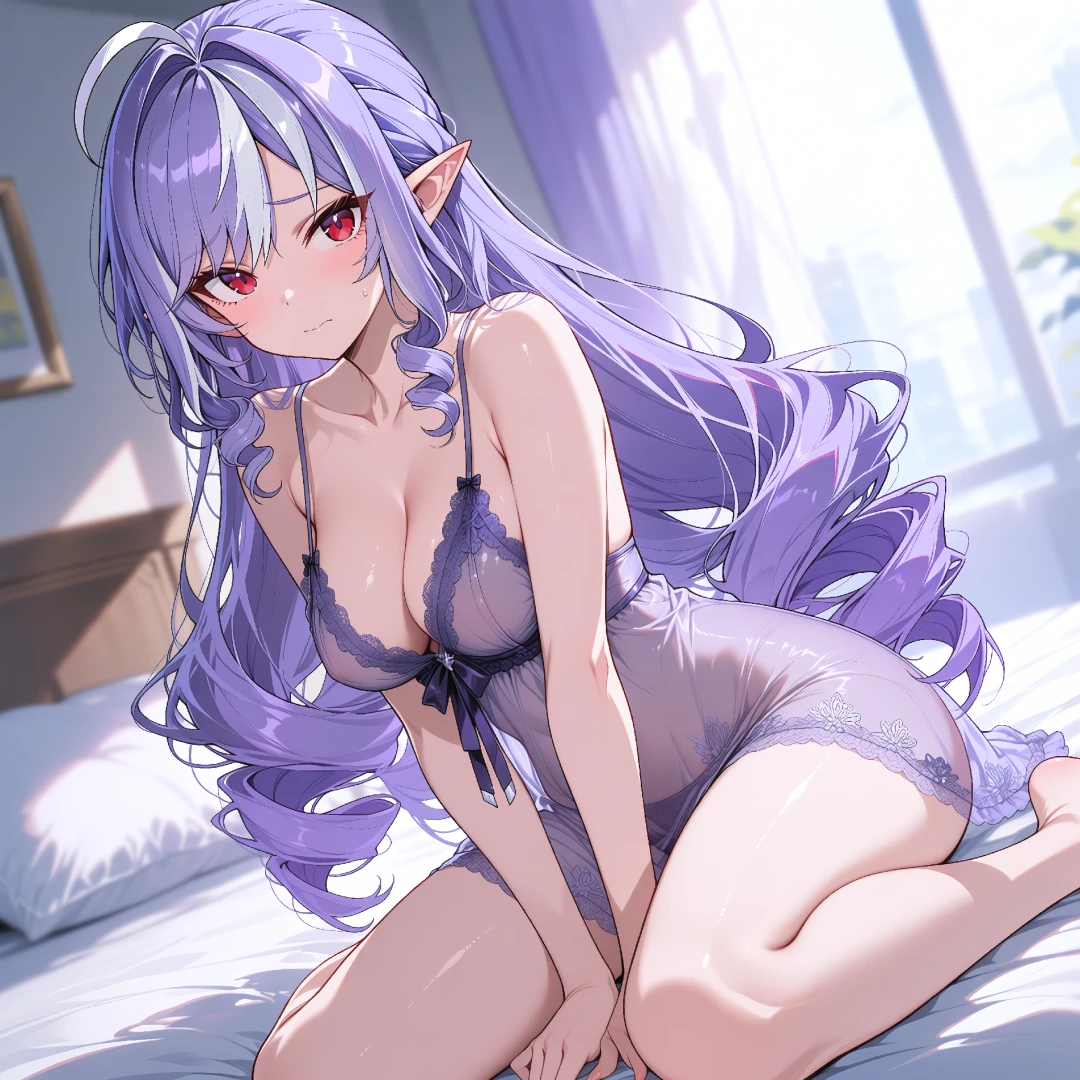 rine_ai - Vivian Banshee - Negligee (Zenless Zone Zero)(Request)(70P) — page 1