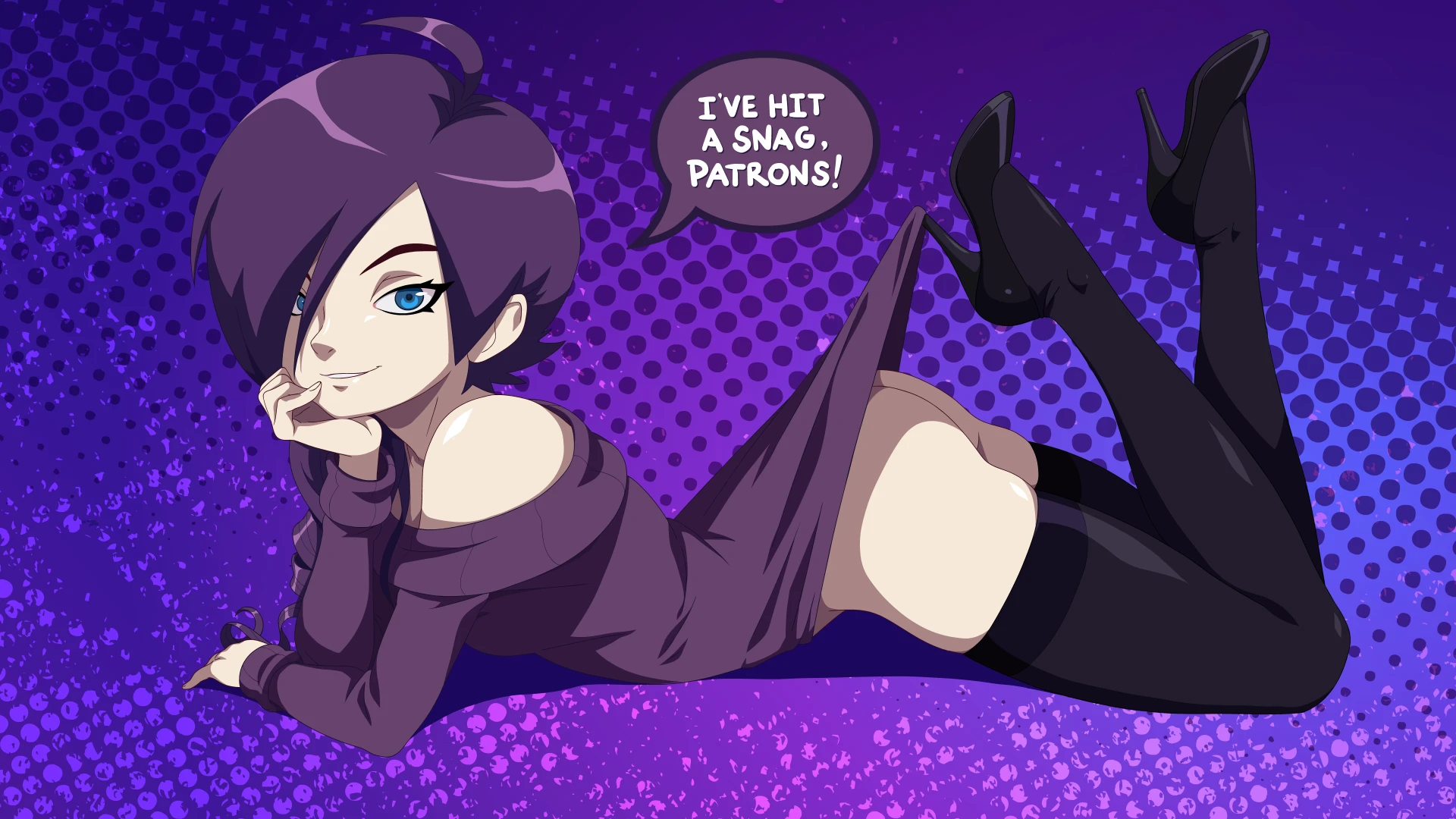 zone - ZONE-tan doing the heels & tights trend to pull up her sweater dress (color)