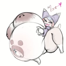 CoffeeSlice - Tsukino, the shortstack pregnant palico