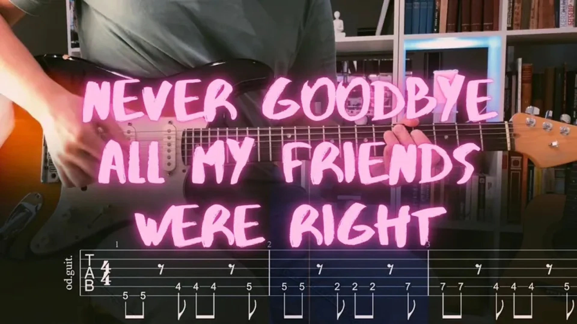Egor 5287 - never goodbye - all my friends were right | Guitar Cover | Tabs | Playthrough