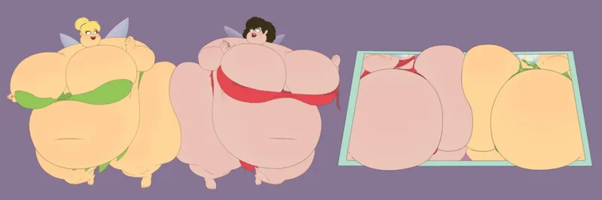 13Saturn - WIP: Tinkerbell and Crysta's BIG Meet Up (BBW MILF TFs) part 2