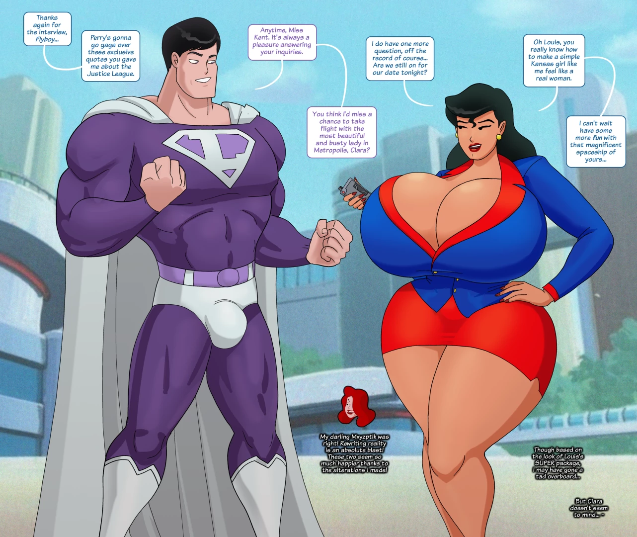 13Saturn - Clara Kent and Louis Lane, Super Lad (Superman TAS Lifeswap TG TF)