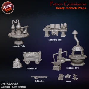Imagine Minis - Questboard & PC Ready to Work Props (Preview)