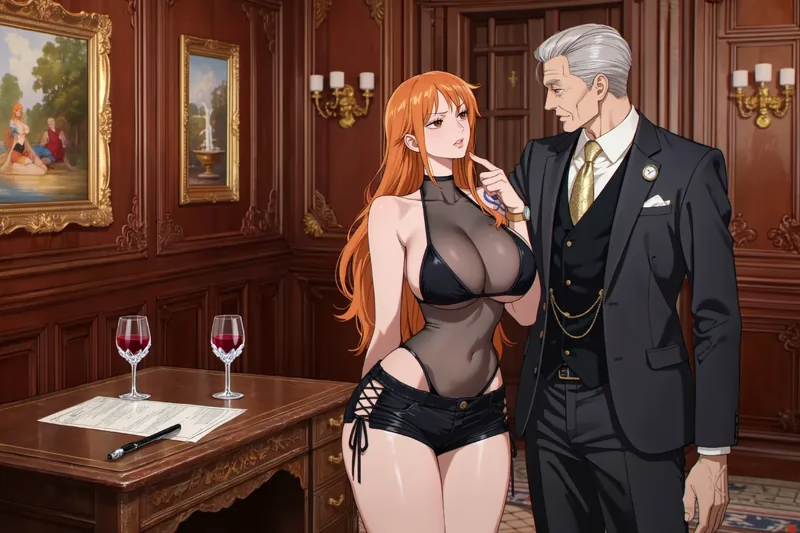 Villain party - Nami (One Piece) — Fashion Show Heist Plan