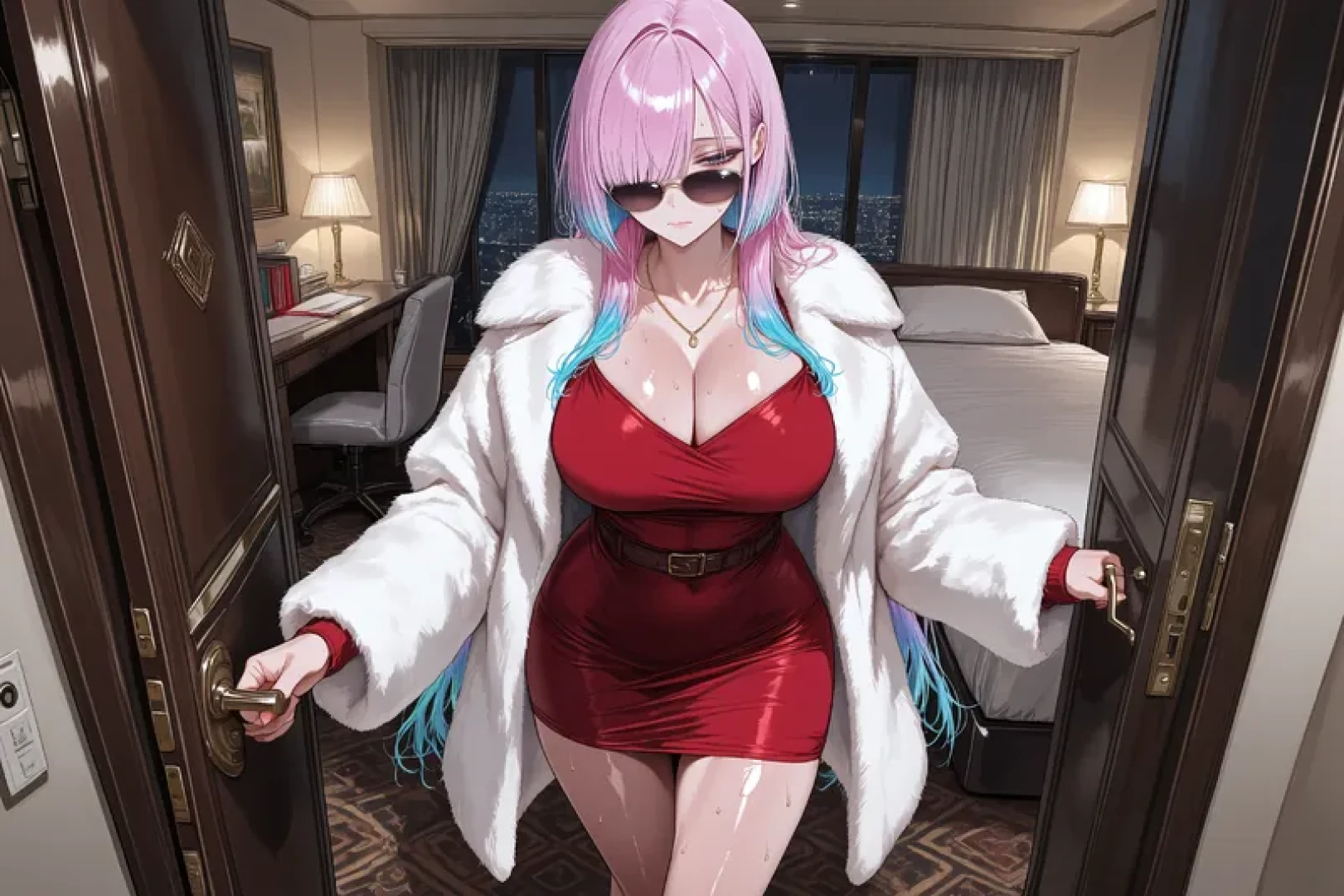 Villain party - (Request) Fiona Frost × Franky Franklin (SPY×FAMILY) — Pre-Mission Diversion
