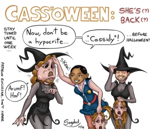 Sagabel - Cass'Oween: this Halloween, she (?) is back (?) !