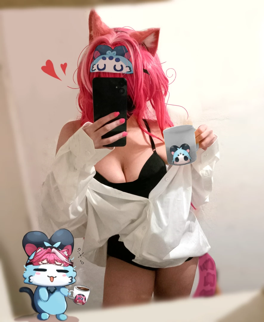 anyacchi - Morning Raora Cosplay 🩷🩵 [+ SPECIAL NSFW ART] — page 1