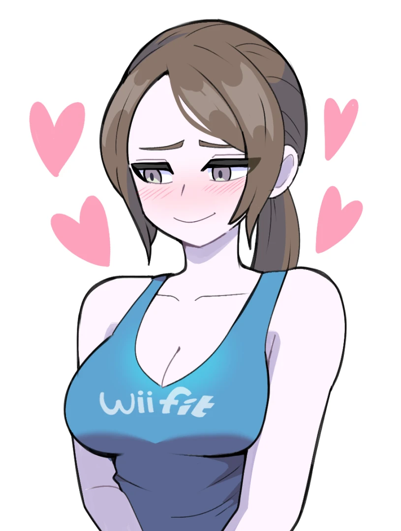 DigiCheeze - Be my valentine? [Wii Fit Trainer fanart]
