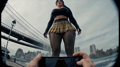 Girlsgonegiant - Mega Giantess  Destruction
