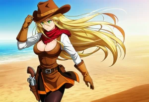 Akame Creation - Doya on beach | Akame ga Kill