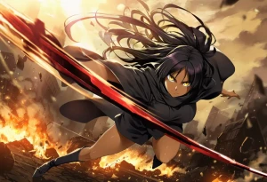 Akame Creation - [Adapted] Yomihime vs Akame | Hinowa ga Yuku!