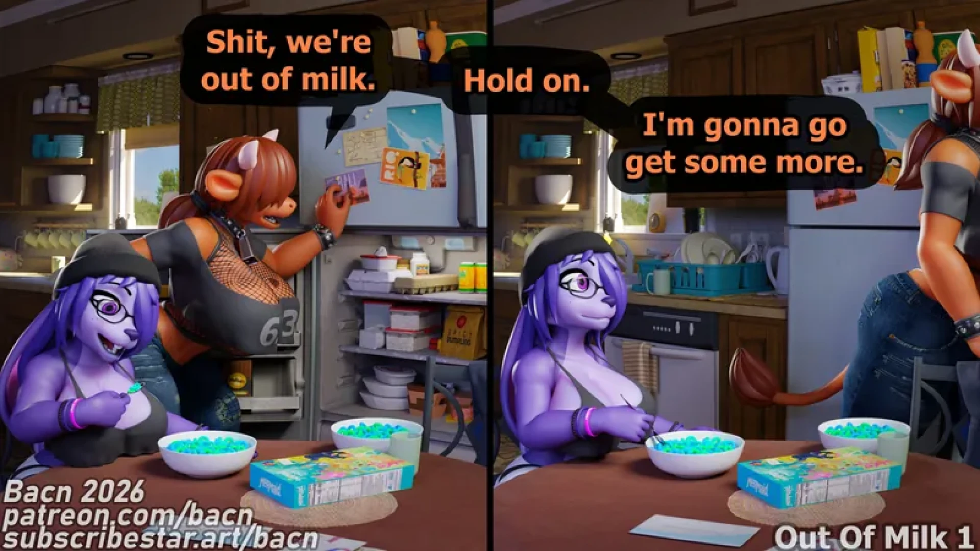 bacn - Out Of Milk Part 1 — page 1
