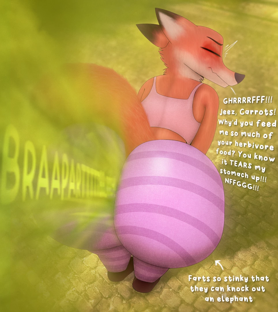 Sloppysnuffer - Nick Stinking Up Judy's Clothes