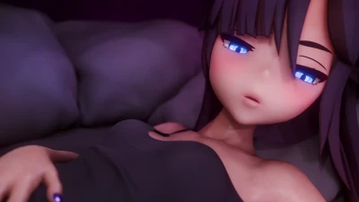 ViciNeko - Mona Daily Life with Slime - 5 More Minutes ლ(´ڡ`ლ)  - WIP part 2
