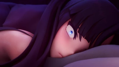 ViciNeko - Mona Daily Life with Slime - Do Poke the Sleeping Mona (¬‿¬) - WIP part 2