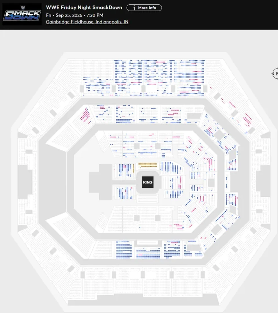 WrestleTix - WWE Friday Night SmackDown [Gainbridge Fieldhouse, Indianapolis, IN] update
