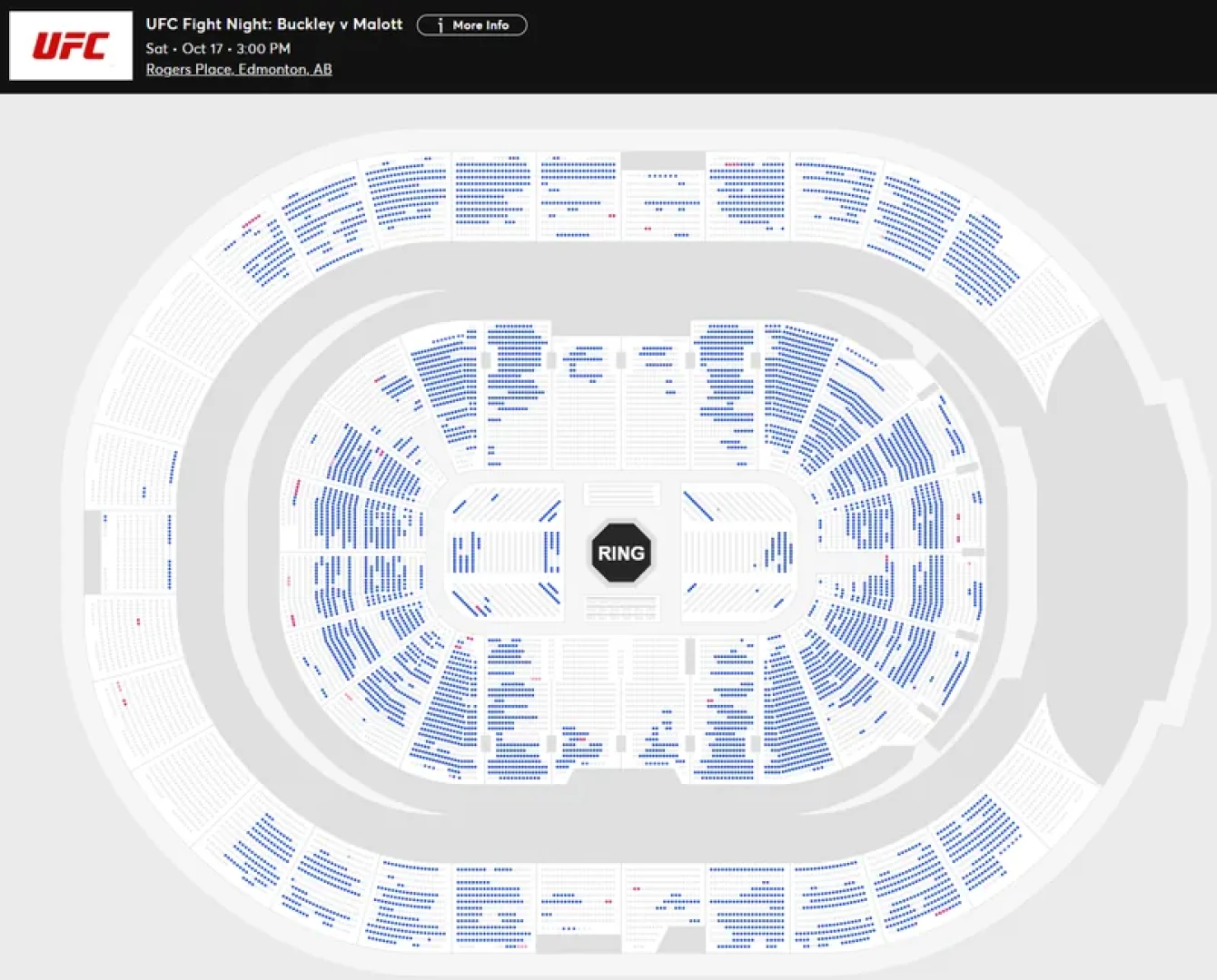 WrestleTix - UFC Fight Night: Buckley v Malott [Rogers Place, Edmonton, AB] update — page 1