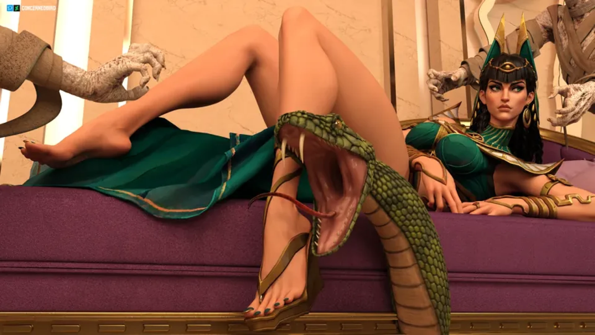 concernedbird - Hela's Royal Treatment
