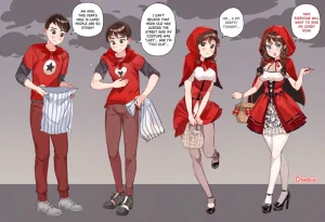chadtow - New Artwork ~ Red Riding Hood!