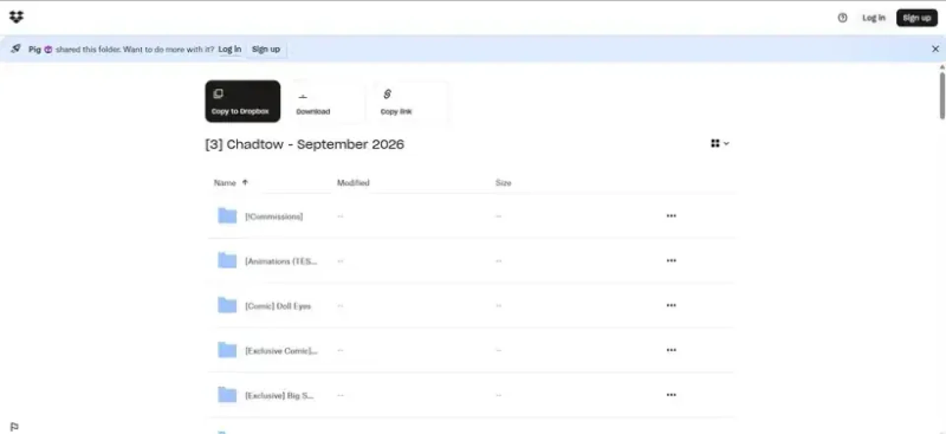 chadtow - About Dropbox Links Not Opening 