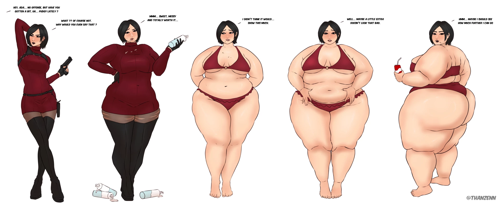 Thanzenn - Commission - Ada Wong Sequence