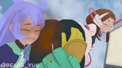 Beans Yus Place - Nejire Getting Farted On By Class 1-A Girls