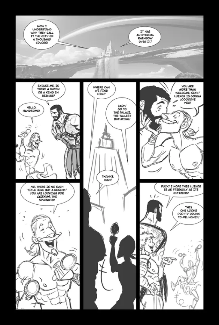 davidcantero - EXODUS Vol. XVII - P. 02 - Sketch