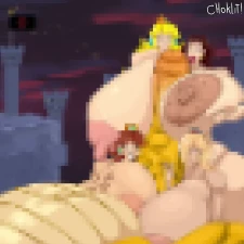 tasteofchoklit - Bowser's Defeat   (Animated)