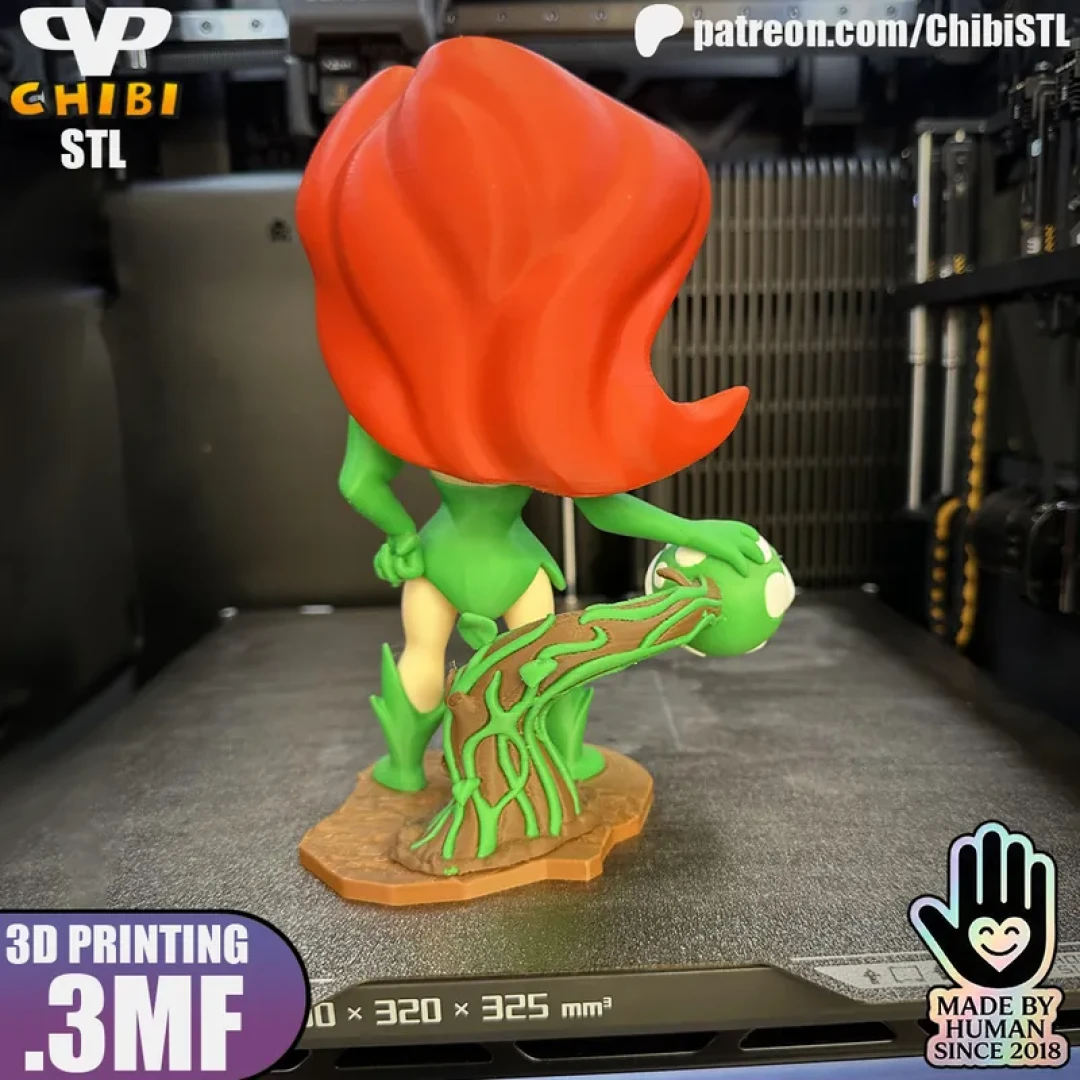 ChibiSTL -  Poison Ivy Chibi is ready to download for September 2026 Patreons!