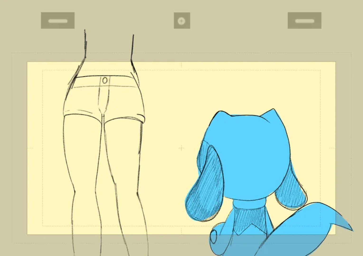 LR2D - ESCENA 9 wip rougt animation — page 1