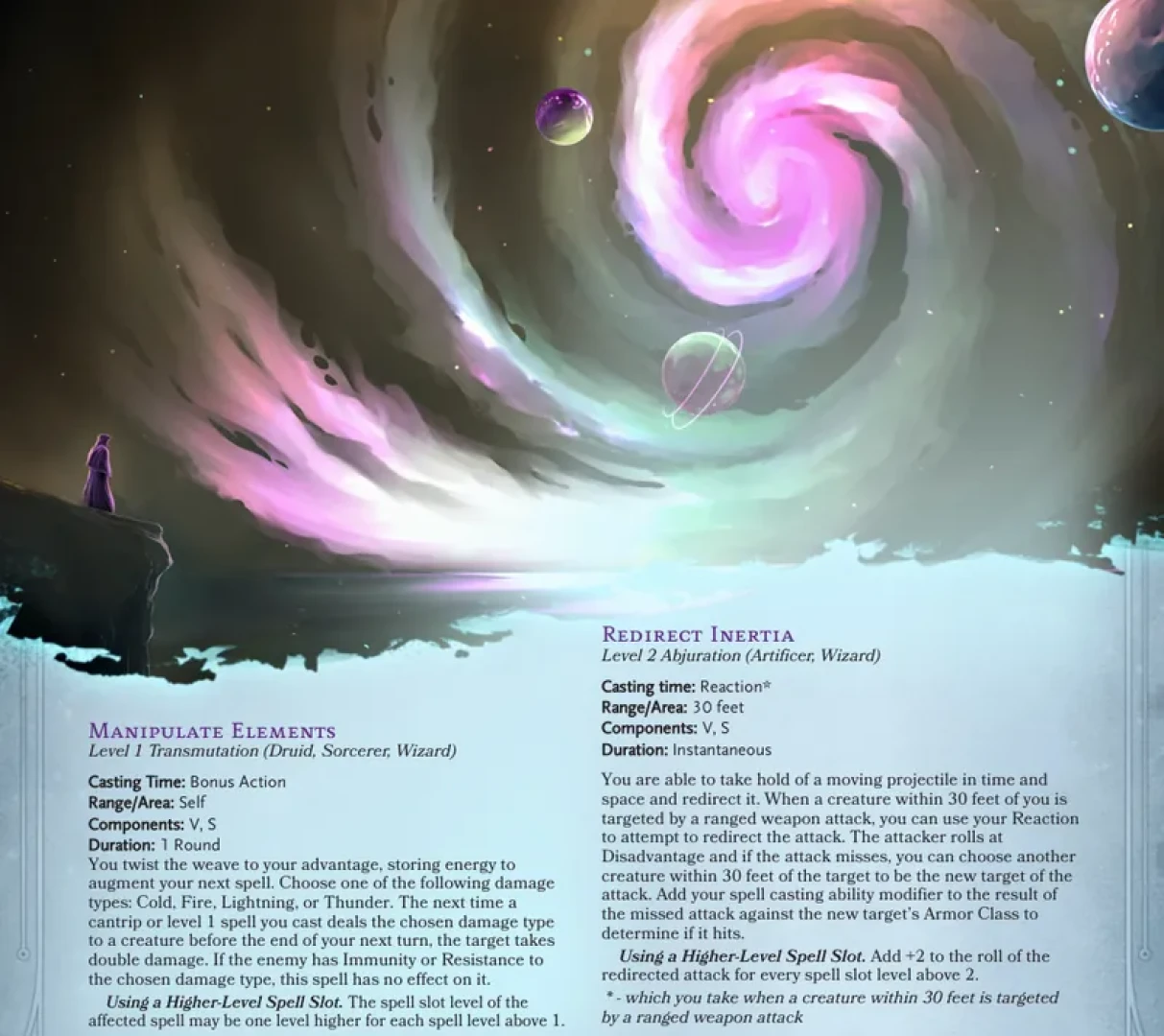Cloaks & Capes TTRPGs - Cosmic Magic Wizard D&D Subclass | Free Download 