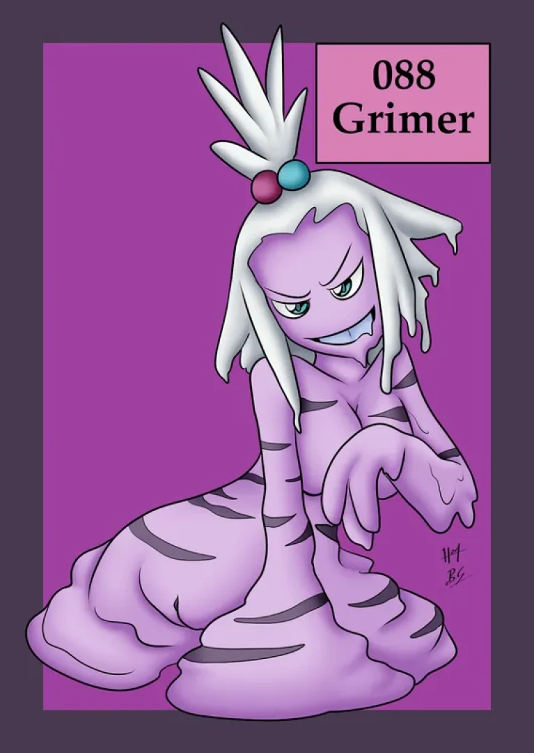 bernardol22 - pokedex 088 Roxie anthro Grimer