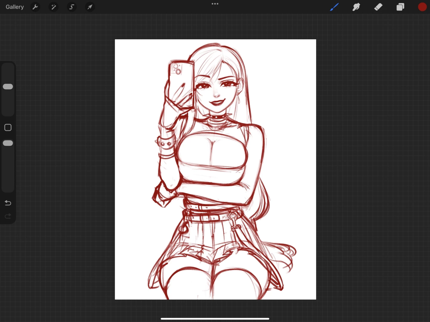 blushypixy - Goth Tifa!!