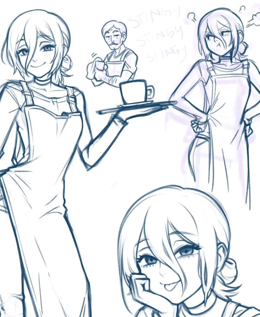 blushypixy - Cafe Outfit Reze