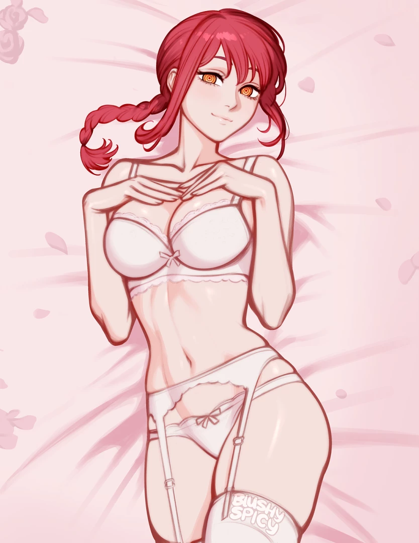 blushypixy - Makima lingerie scene 