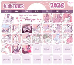 risquedraws - Kinktober 20th, 2026  Possess