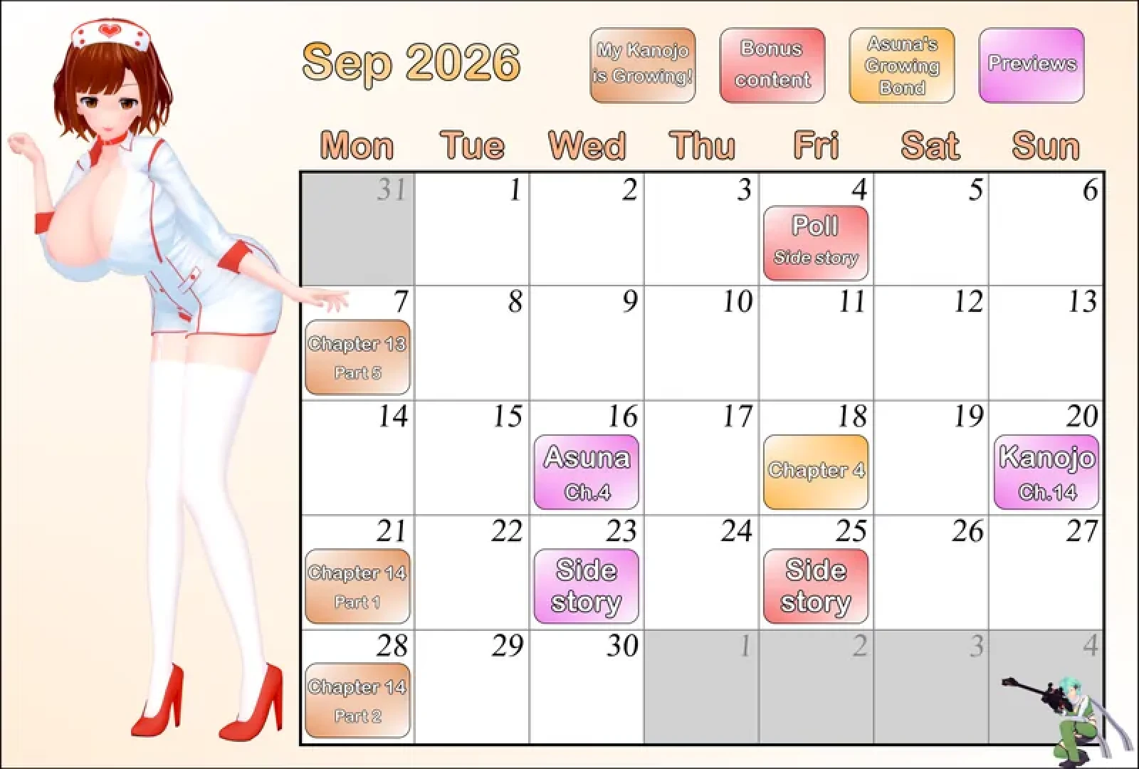 Al3ksGTS - September Schedule