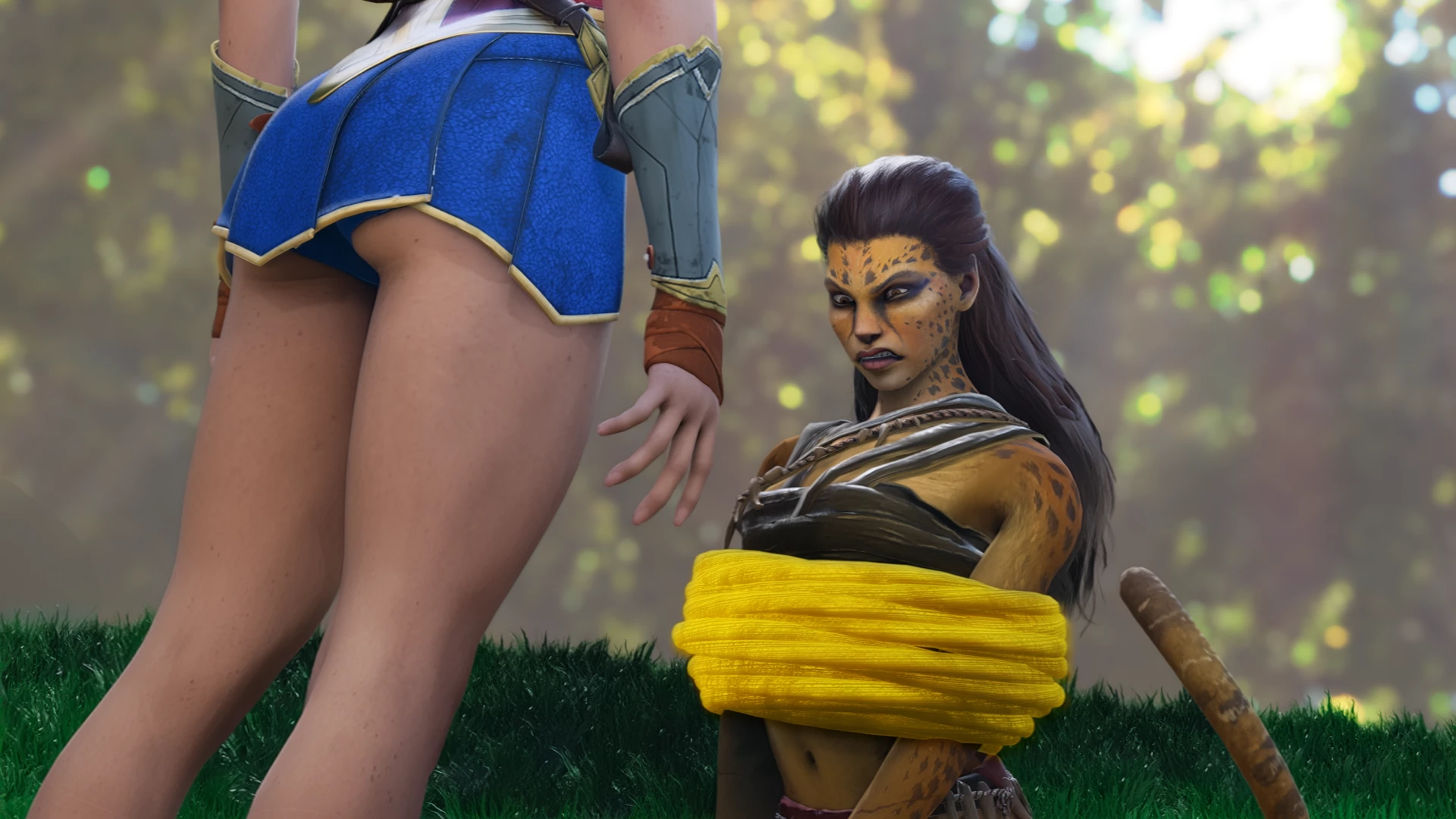 dalliance18 - Wonder Woman deFEETs Cheetah (FULL COMIC SET)
