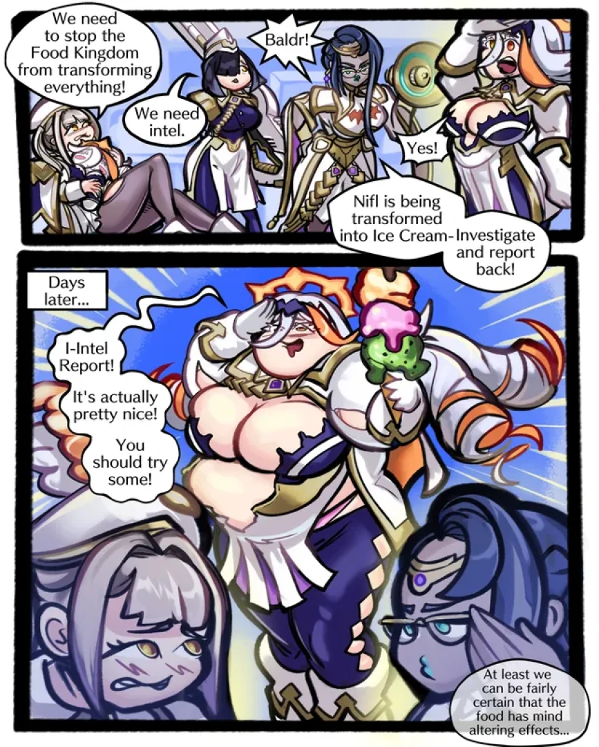 extrabaggageclaim - Food Emblem Heroes:  Send  Baldr! — page 1