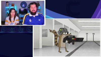 Double C Reacts - SPACEY MCÁRBOL ESPACIAL - REGULAR SHOW 8X10