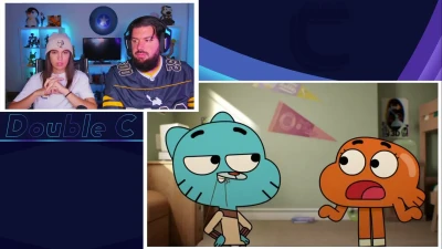 Double C Reacts - EL AGUAFIESTAS - EL INCREÍBLE MUNDO DE GUMBALL 3X34 part 2