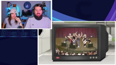 Double C Reacts - ATRAPADOS EN EL ASCENSOR - REGULAR SHOW 8X12