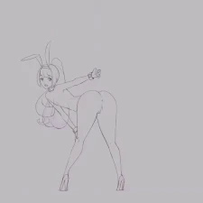 junkpuyo - April animation complete! I caught a wabbit! part 2