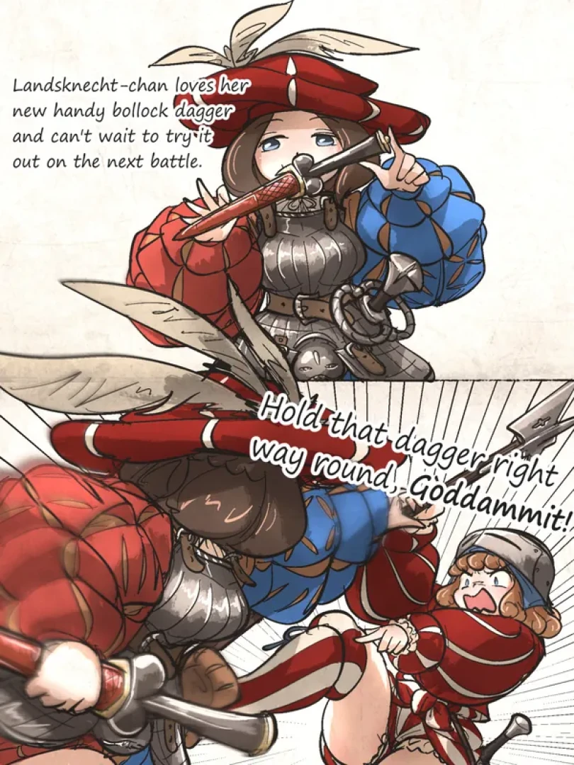 OrdoMediare - Those Landsknechts know how to put their fashionable weapons to good use, not just treating them as decoration. — page 1