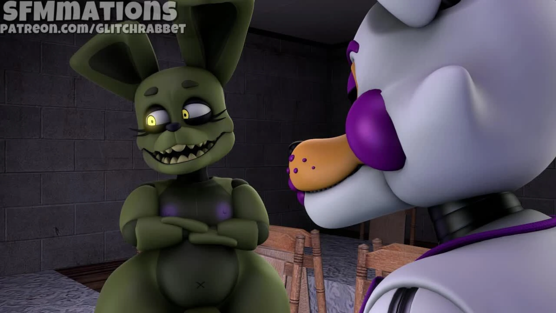 GlitchRabbet - "Just a Kiss" Full Animation