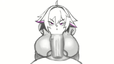 kelvinhiu - Violet nsfw sketch animation